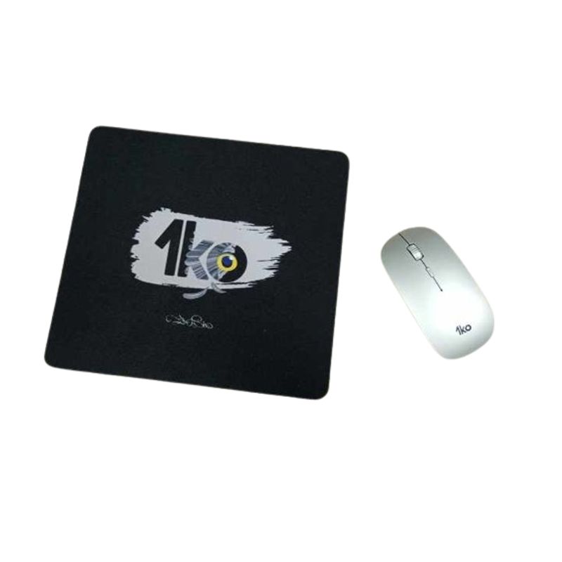 GENERICO - Mouse inalámbrico + PAD + 2* pilas AAA 1ko 1600 dpi