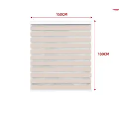 GENERICO - Cortina Roller Duo Black-Out Beige 150X180CM