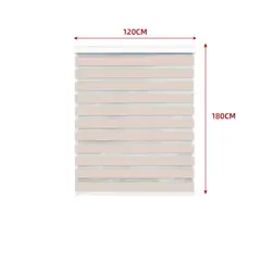 GENERICO - Cortina Roller Duo Black-Out Beige 120X180CM