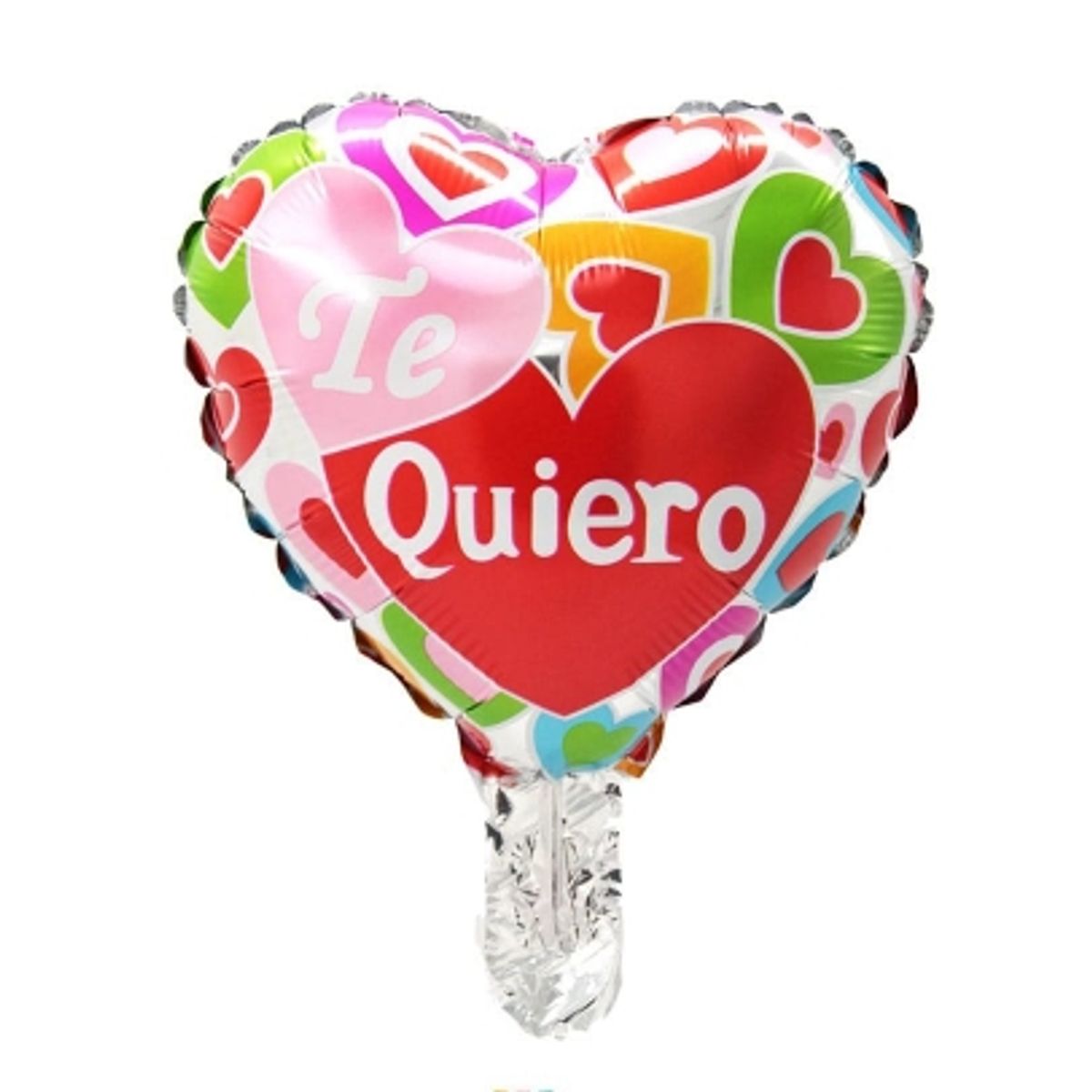 GENERICO - Globo Metalico 10 Te amo x 50 Unidades