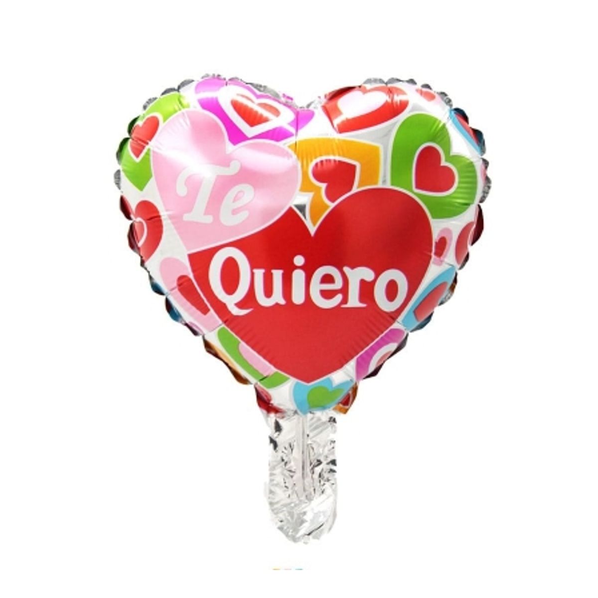 GENERICO - Globo Metalico 10 Te amo x 50 Unidades