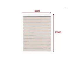 GENERICO - Cortina Roller Duo Black-Out Beige 80X180CM