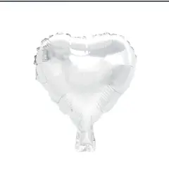 GENERICO - Globo Metalico 10 Corazón x50 Unidades