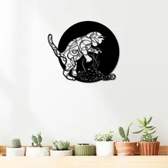 ELAB PROPIA - Cuadro Gatito 40x34cm - Madera Fun Republic
