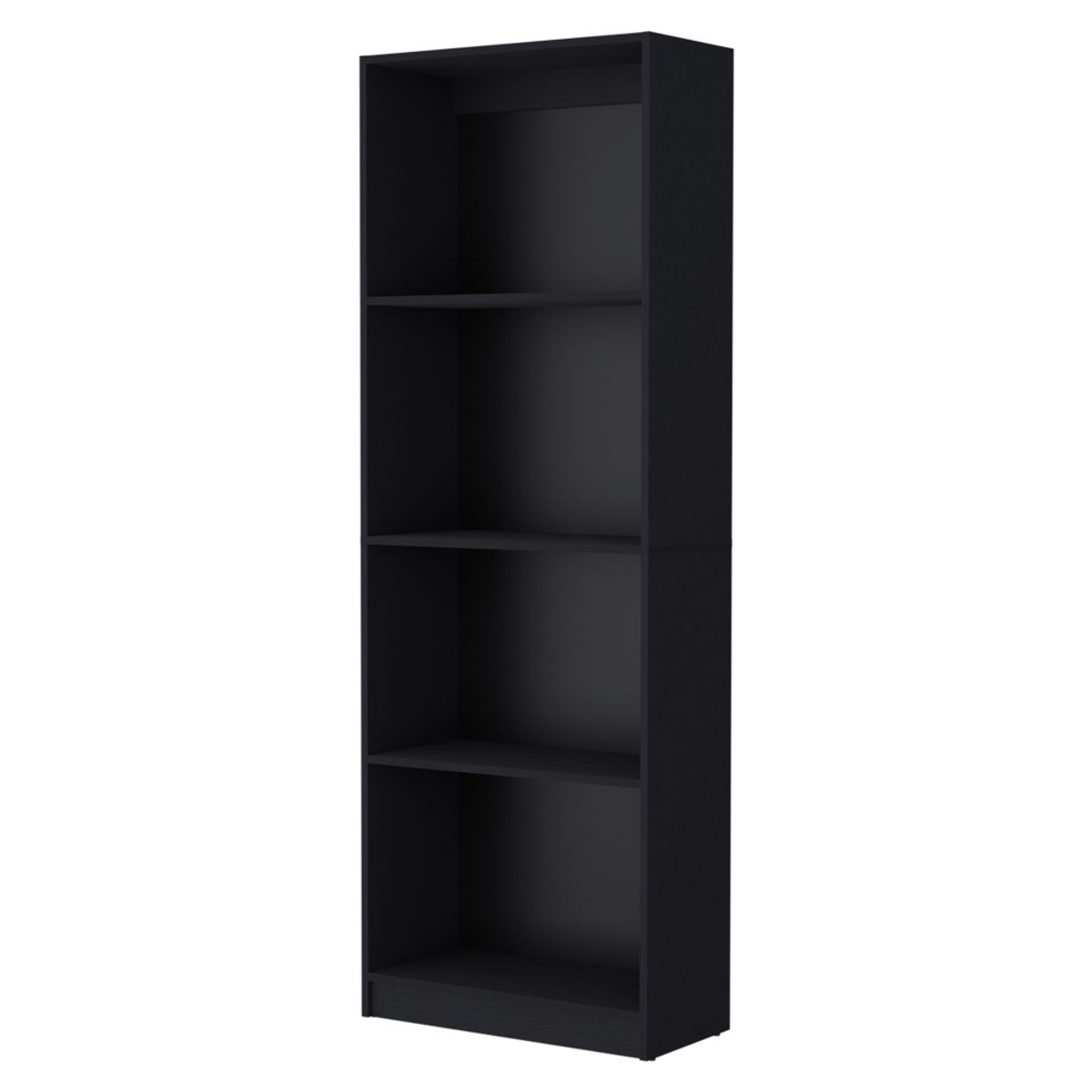 FMFURNITURE - Set Estante + Estante 2 Puertas Fm-003N Negro