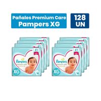 Pañales Premium Care XG 128 pañales