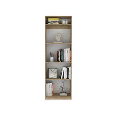 FMFURNITURE - Set Estante 4 Repisas + Complemento Fm-033C Cafe Claro