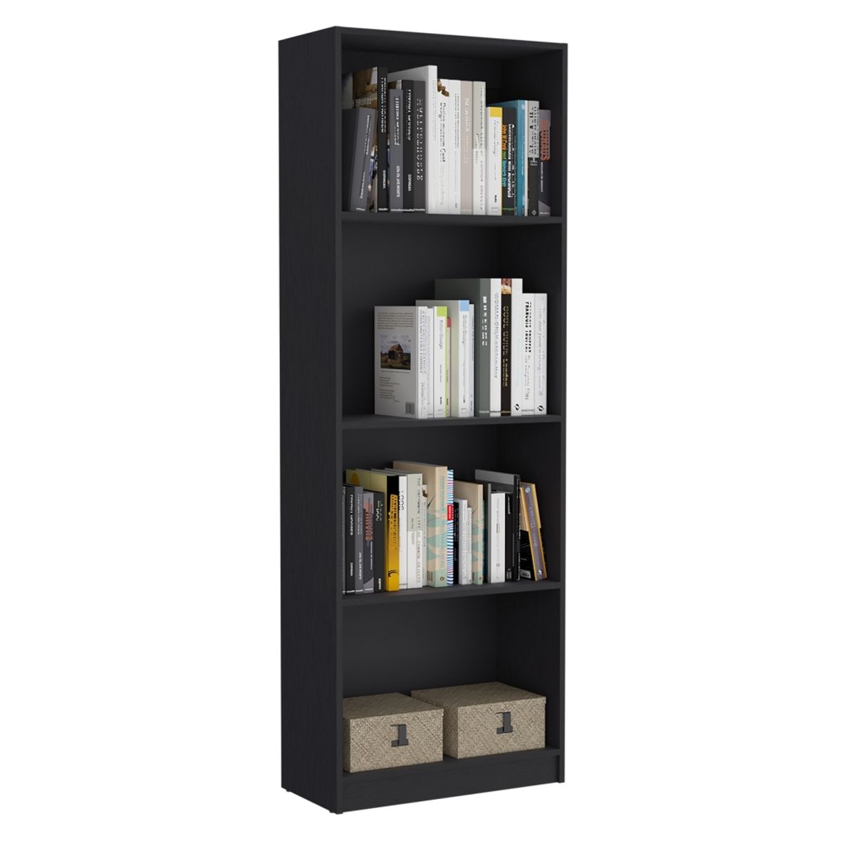 FMFURNITURE - Set Estante 62Cm  Estante 45Cm Fm-002N Negro