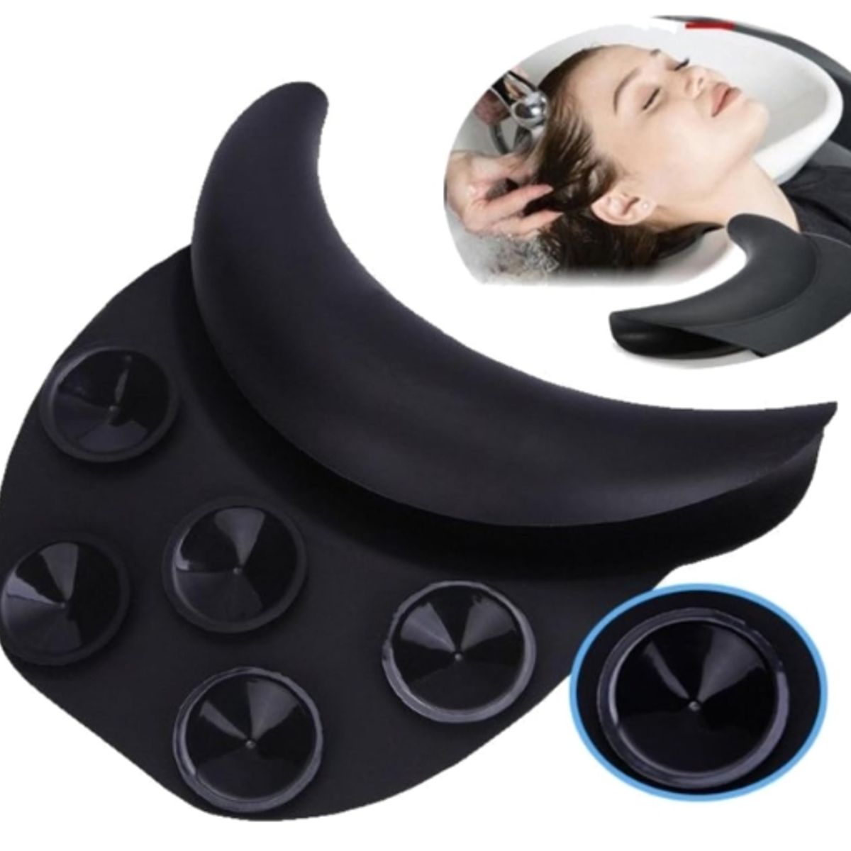 GENERICO - Silicona Para Cuello En Lavapelos Peluquería Grande.