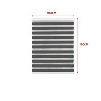 Cortina Roller Duo Black-Out Gris Oscuro 100X180CM