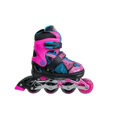 GENERICO - Patines En Linea Pro Rush Girl Aluminio Ajustables T 34-37