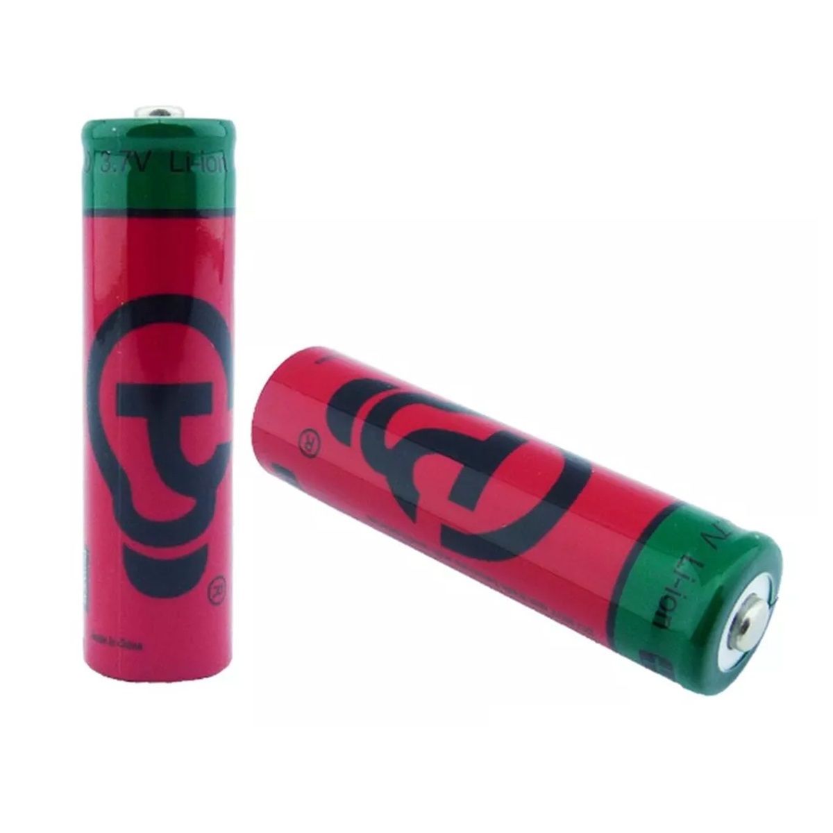 THOMAS - Pack 2 Batería Tomas 18650 Recargable 3.7 V 800mah de Punta