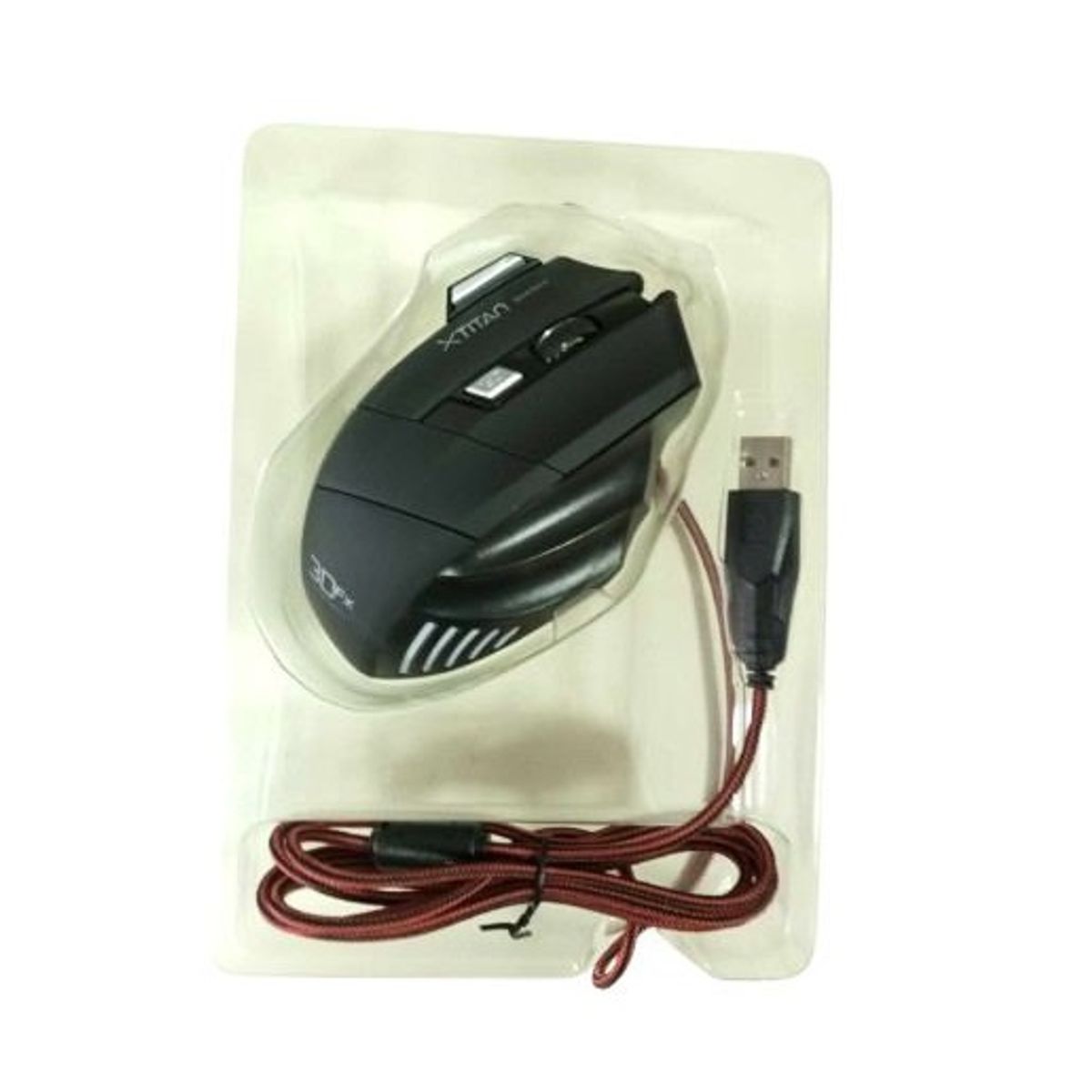 GENERICO - Mouse Gamer 3D FX 6 botones 4800dpi Usb