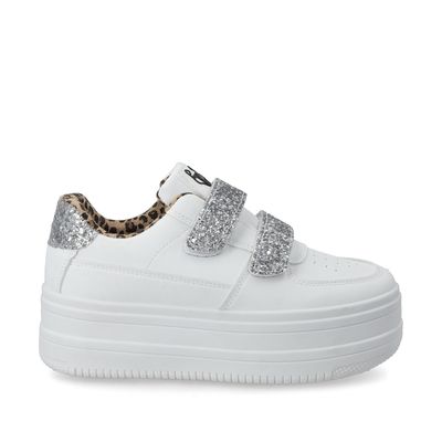 Imagen 1 del producto Zapatilla Mujer Blanca Plataforma 38561