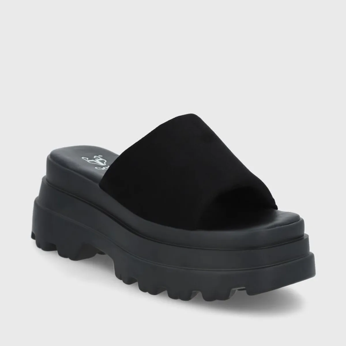 GOTTA - Sandalia Negra Plataforma Mujer 45731