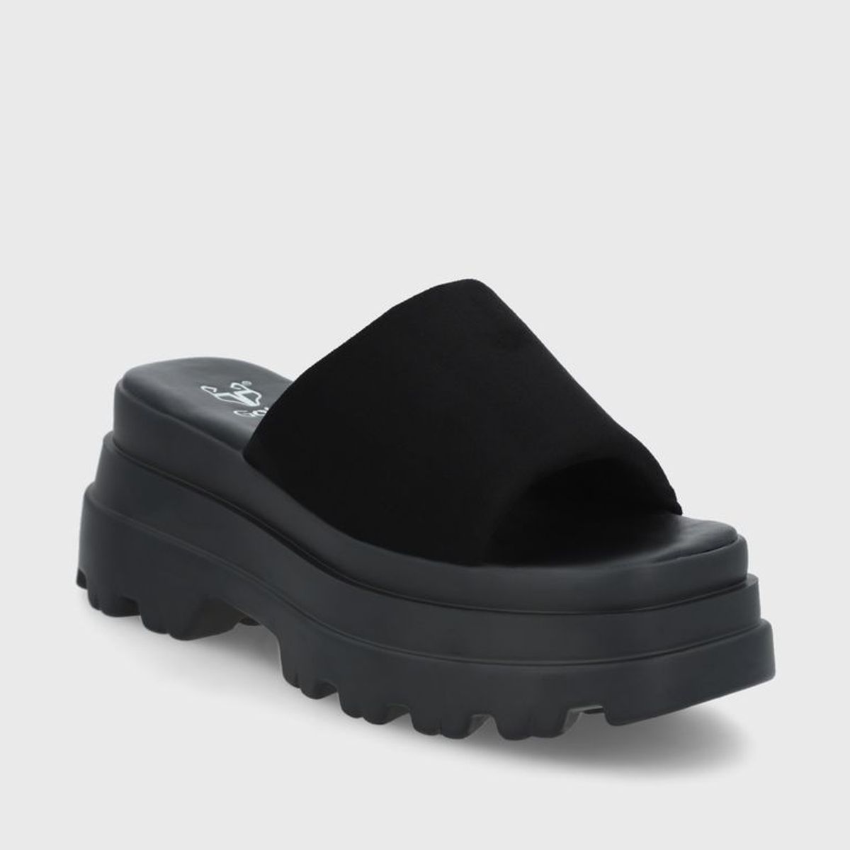 GOTTA - Sandalia Negra Plataforma Mujer 45731
