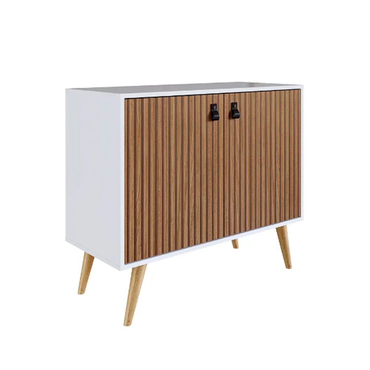 BE DESIGN - Buffet Amber 2 Puertas Blanco/Brise
