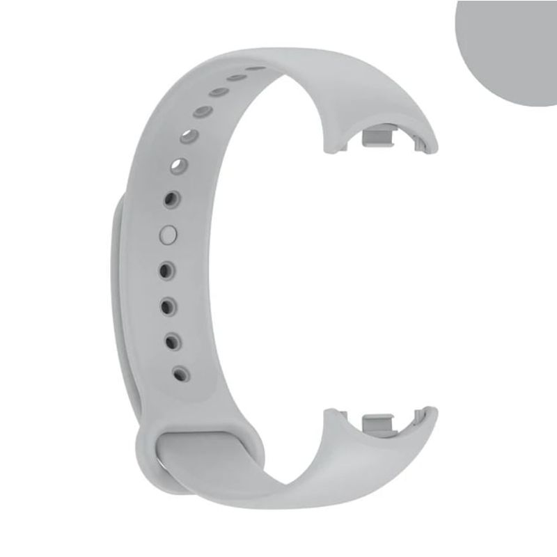 GENERICO - Correa Para Xiaomi Smart Band 8 y 9 Silicona Gris