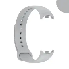 GENERICO - Correa Para Xiaomi Smart Band 8 y 9 Silicona Gris