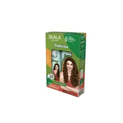 SKALA - Kit Babosa Shampoo Acondicionador 650ml Cabello Rizados
