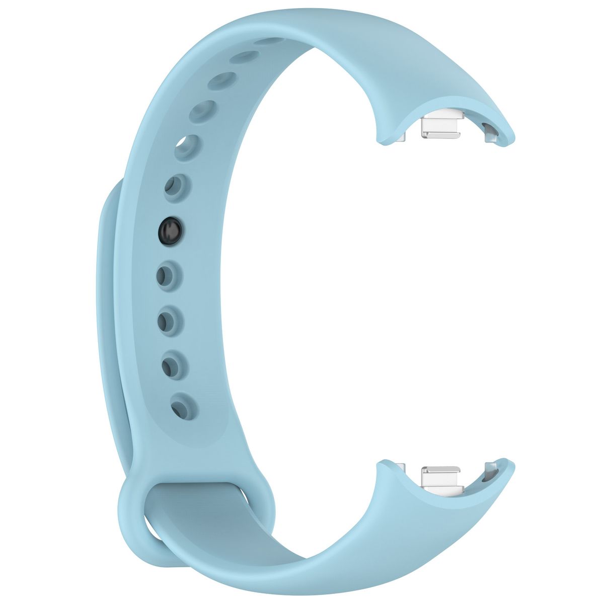 GENERICO - Correa Para Xiaomi Smart Band 8 y 9 Silicona Celeste