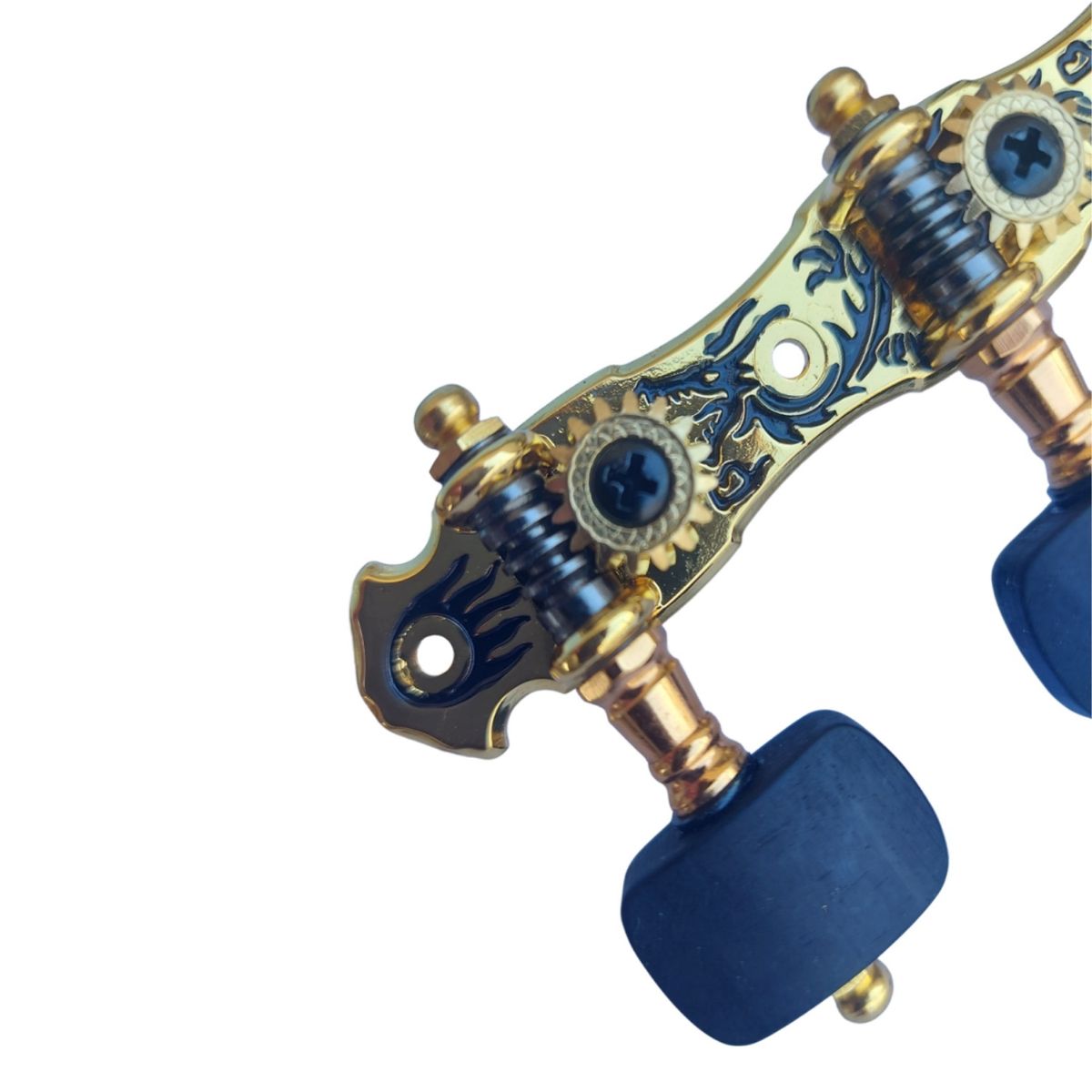 ALICE - Clavijero Alice Aos-028bdp Zinc Chapado Oro Clavija Ebano