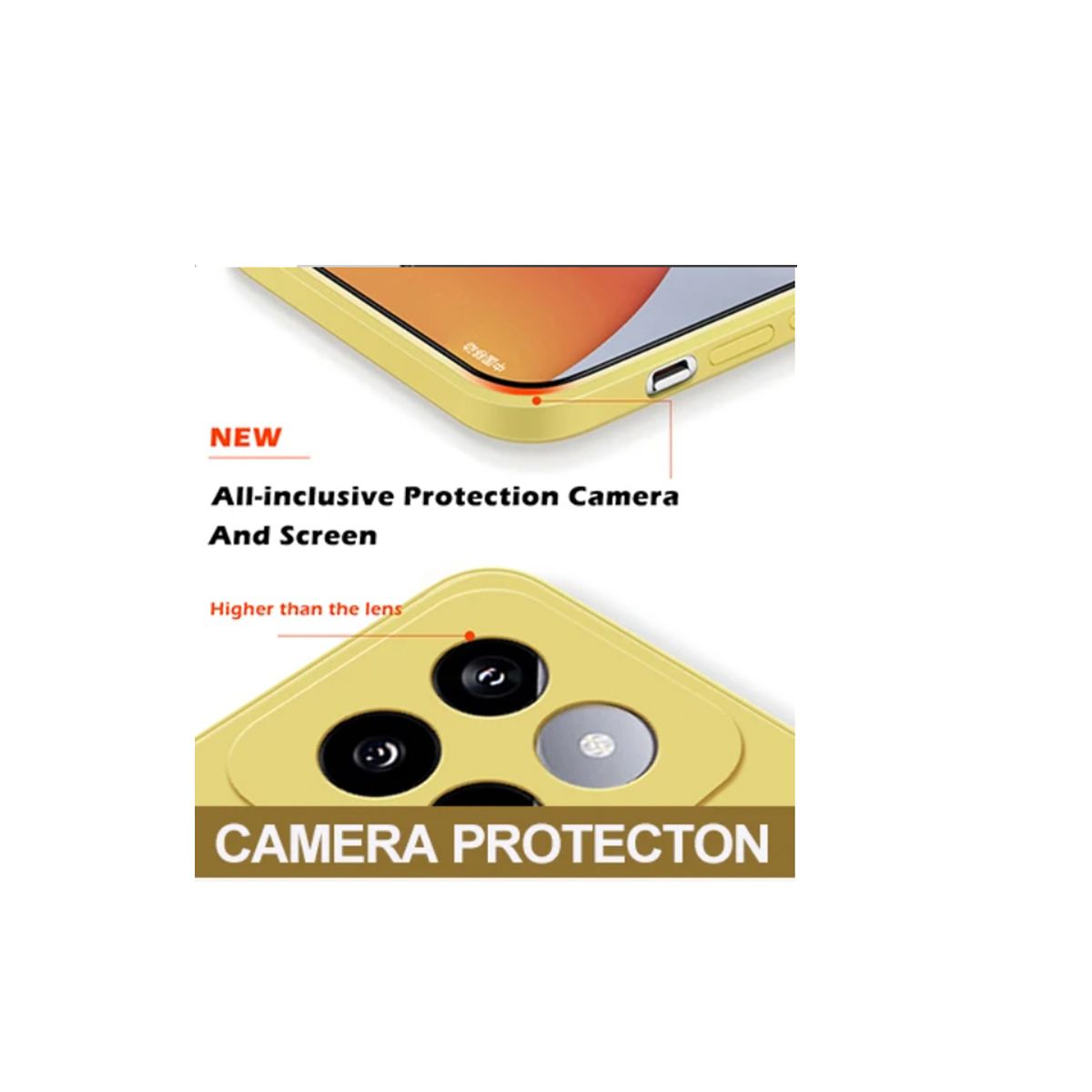 JOIGO - Carcasa Para Xiaomi 14 Pro Goma Azul Oscuro