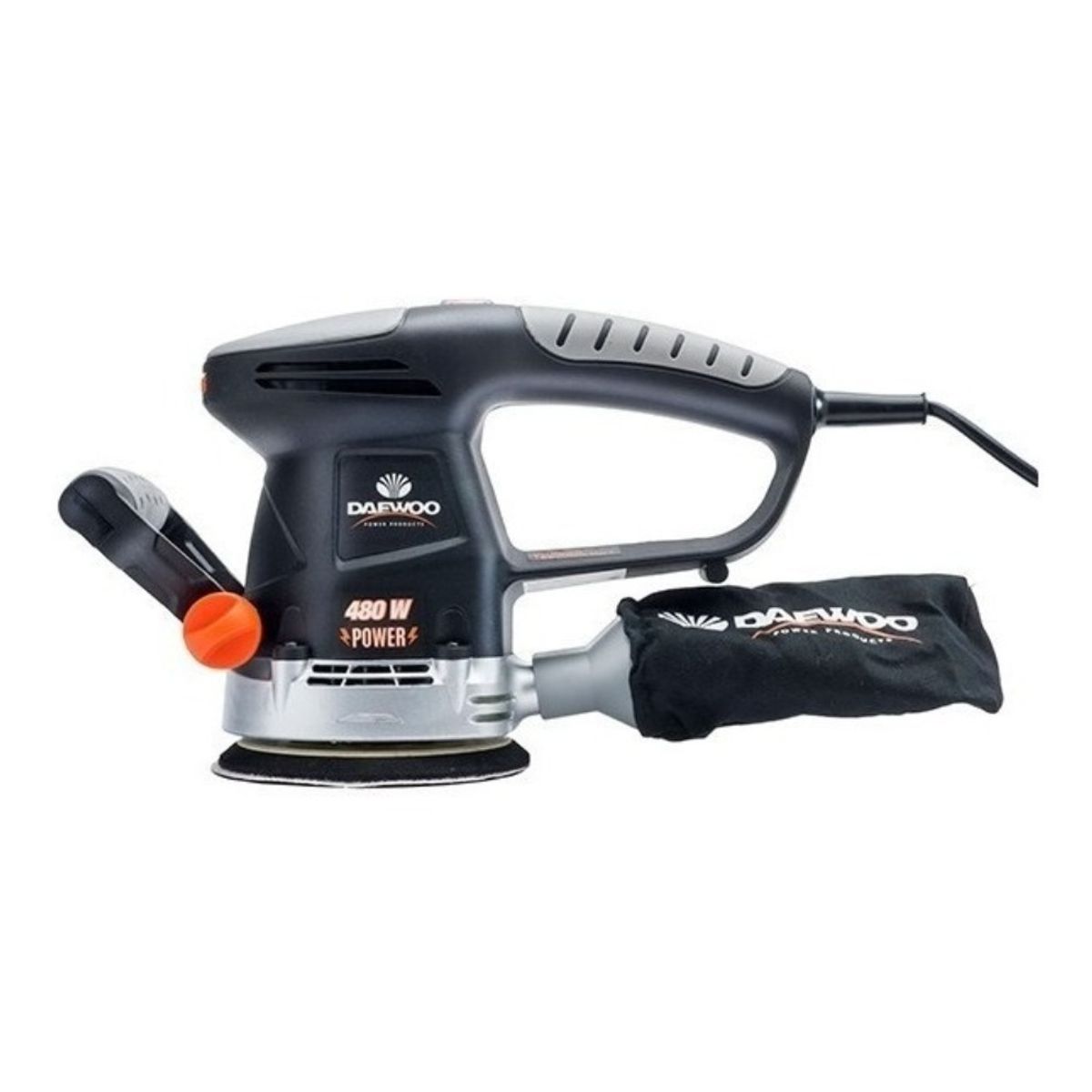 DAEWOO - Lijadora Roto Orbital Daewoo 480w DAOS480 2 Veloc + 5 Lijas