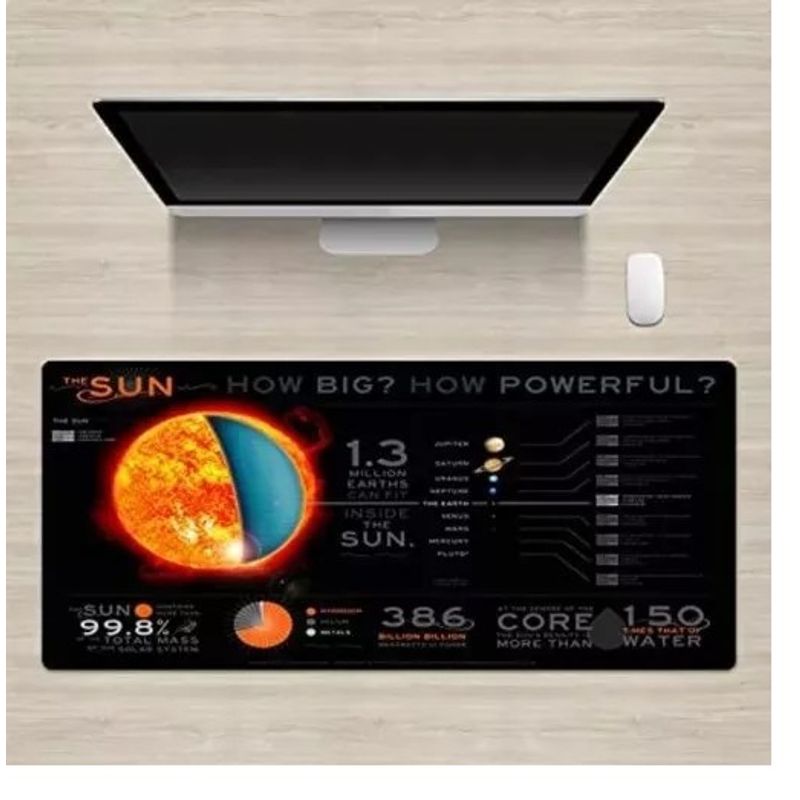 GENERICO - Mouse Pad con diseño 90x40 cm
