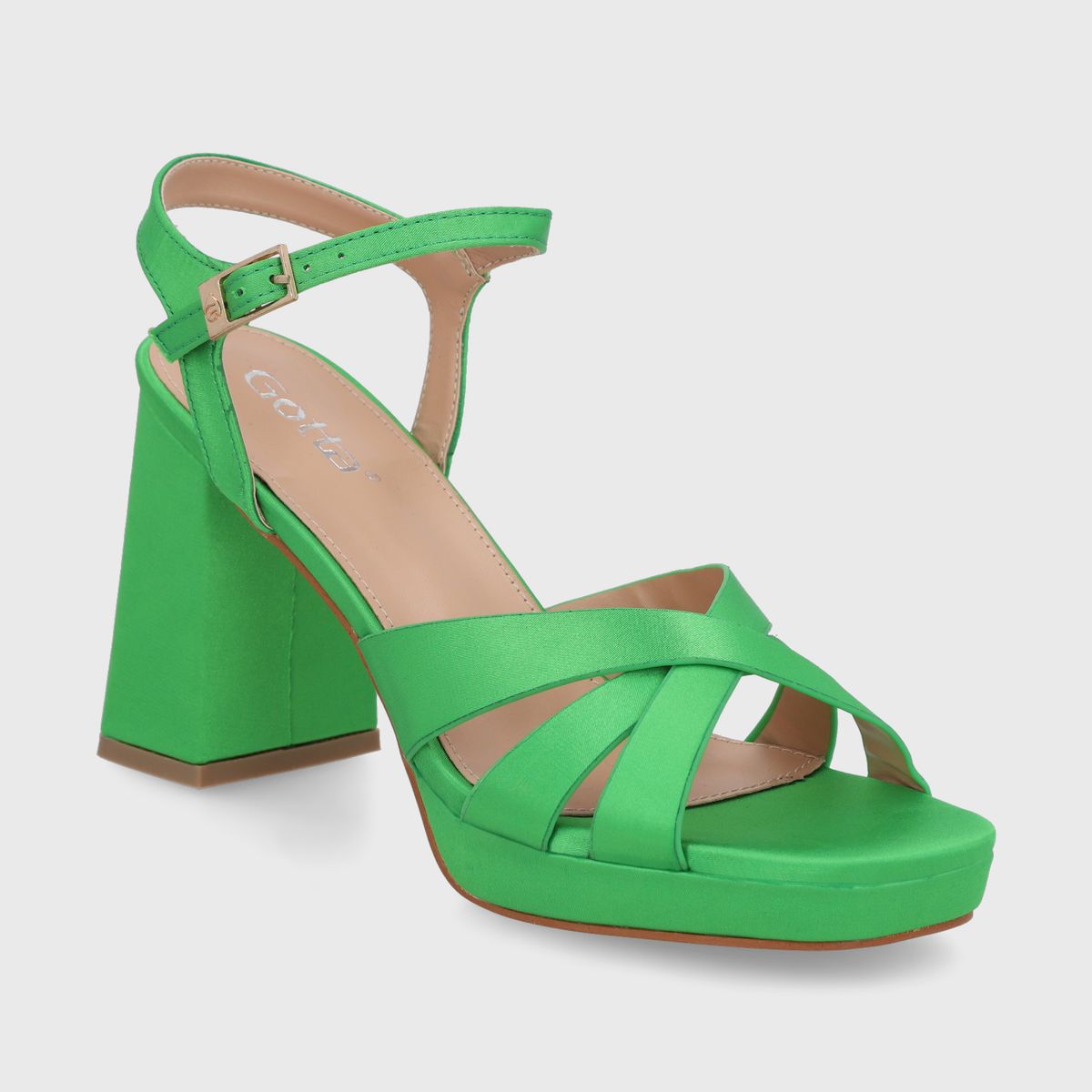 GOTTA - Sandalia Mujer Taco Verde 45902