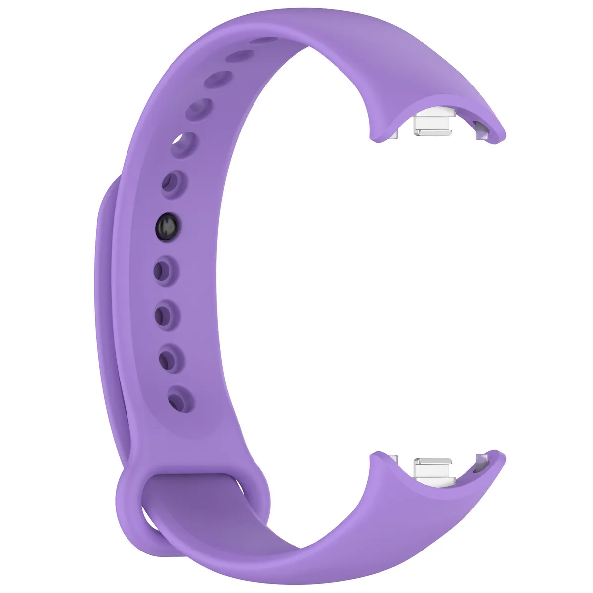 GENERICO - Correa Para Xiaomi Smart Band 8 y 9 Silicona Lila
