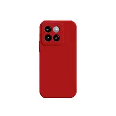 JOIGO - Carcasa Para Xiaomi 14 Pro Goma Rojo