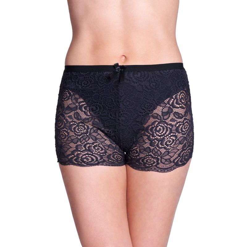 BAZIANI - Calzón Encaje Largo 20485