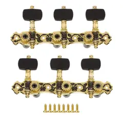 ALICE - Clavijero Guitarra AOS-028BWP - Zinc Chapado en Oro