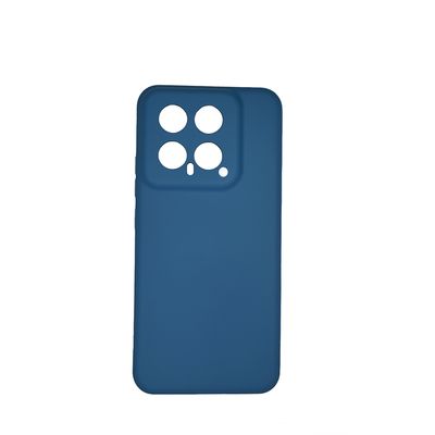 Generico Carcasa Compatible Con Xiaomi 14 Goma Azul