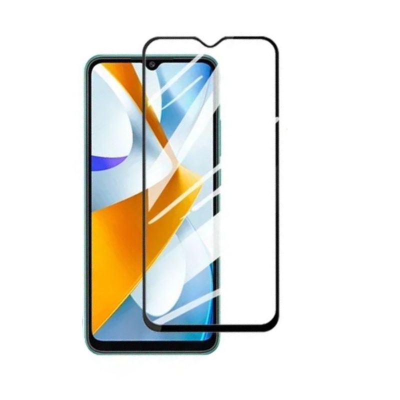 GENERICO - Lamina Mica Vidrio Templado Completa Para Xiaomi Poco C65