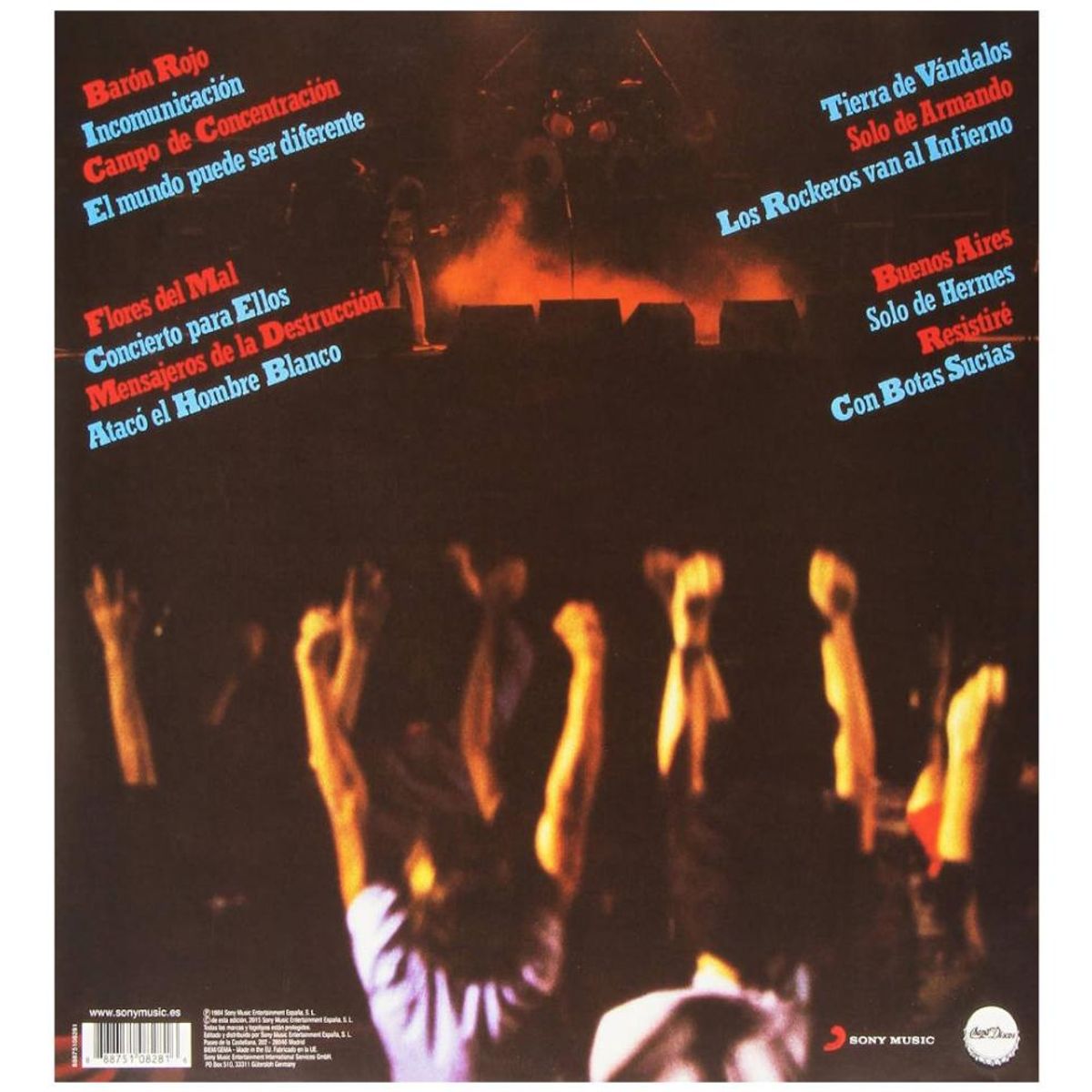 HITWAY MUSIC - BARON ROJO - BARON AL ROJO VIVO (2LP) - VINILO HITWAY MUSIC