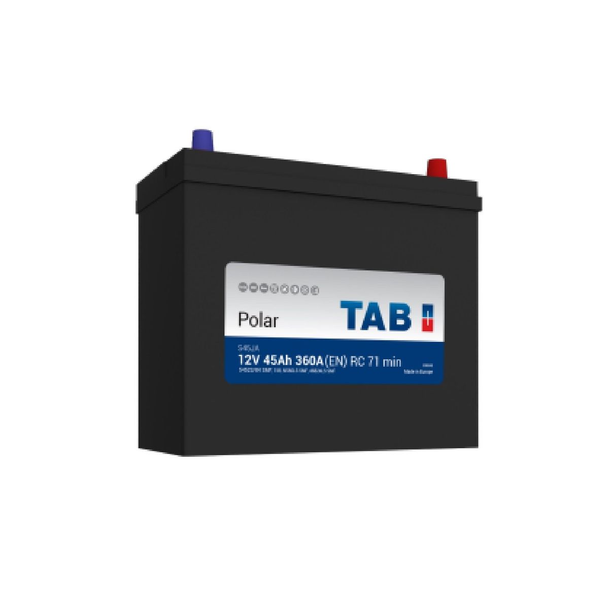 BATERIAS TAB - Batería Tab Automotriz 12v 45a 400cca S45ja Libre Mant