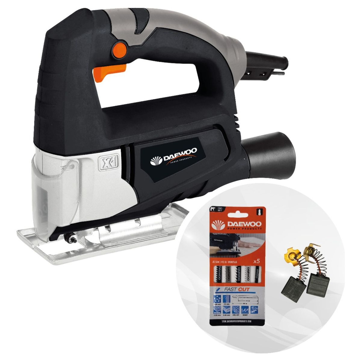 DAEWOO - Sierra Caladora Daewoo 450W Metal/Madera DAJS450 + 5 Sierras