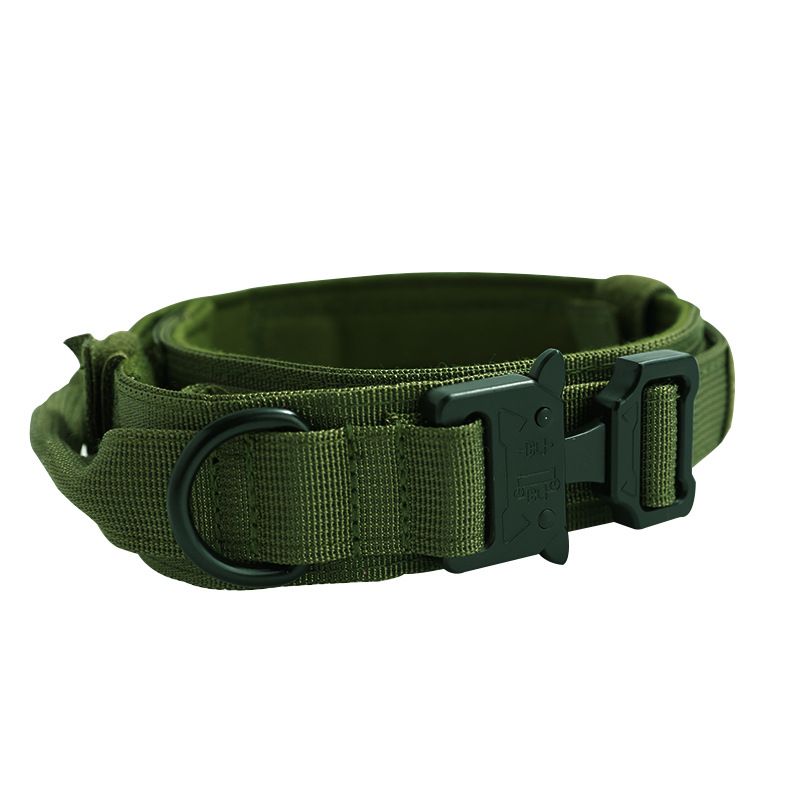 GENERICO - Collar Para Perro Reforzado Ajustable Resistente XL Verde