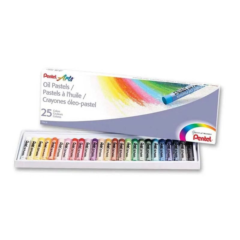 PENTEL - Lápiz Pentel Pastel 25 Colores x1ud