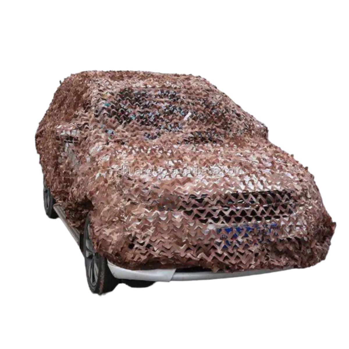 GENERICO - Malla Camuflada color Marrón da Protección Contra Viento Y Sol