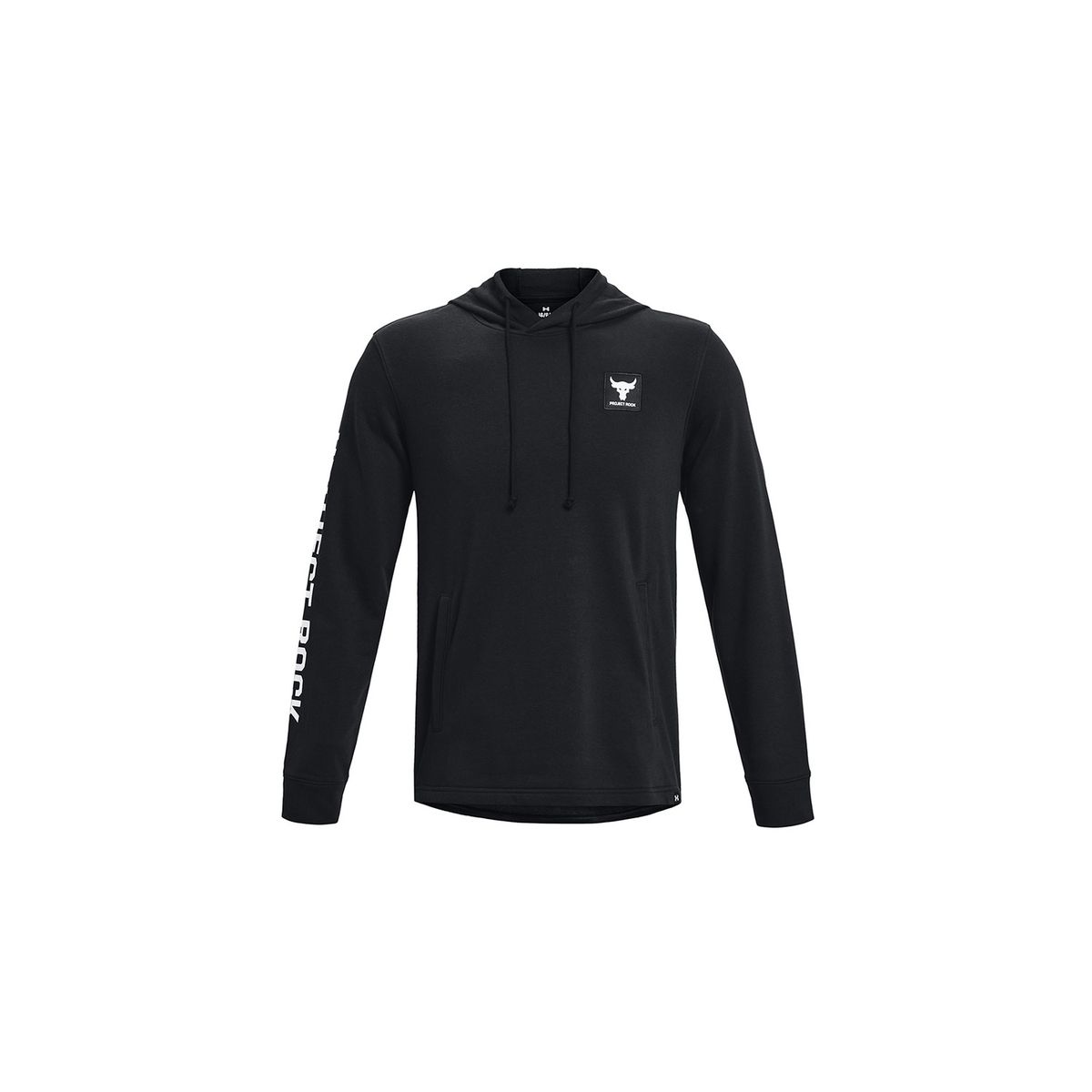 UNDER ARMOUR - Polerón Pjt Rock Terry Hoodi Negro Hombre UNDER ARMOUR