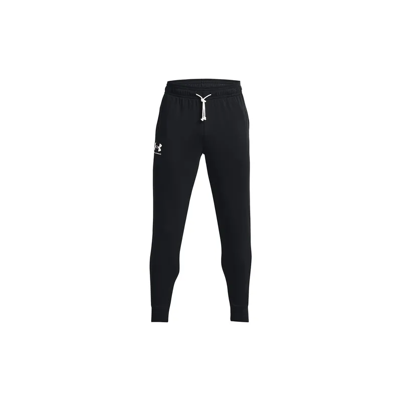 UNDER ARMOUR - Joggers de rizo UA Rival Negro para hombre UNDER ARMOUR