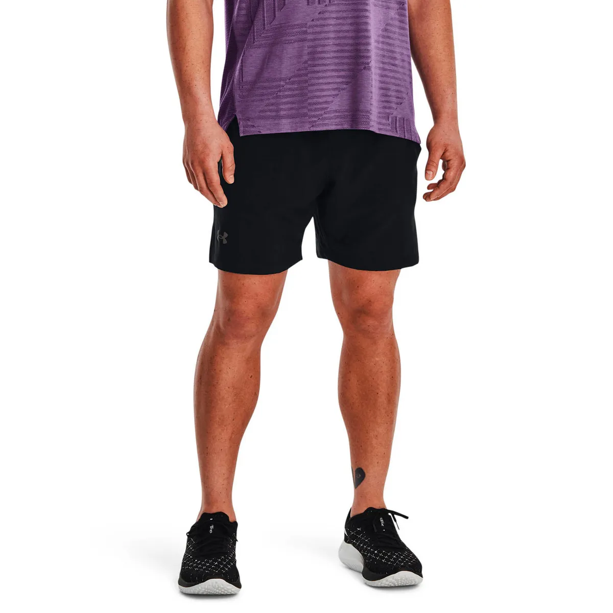 UNDER ARMOUR - Short Running Hombre Launch Elite 2-in-1 7'' Negro UNDER ARMOUR
