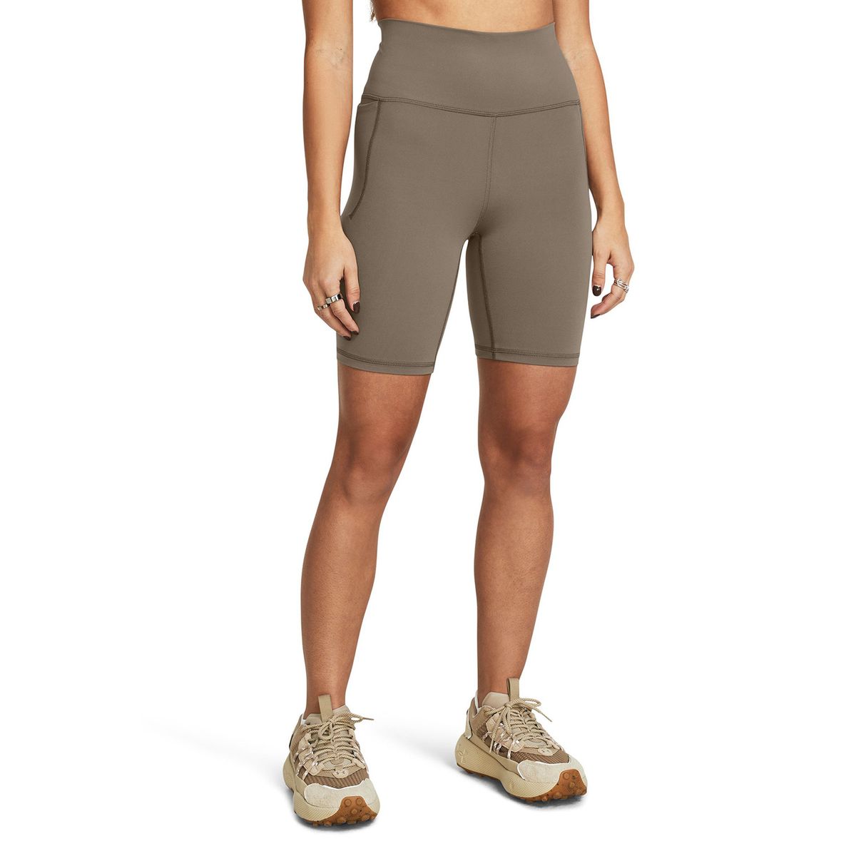 UNDER ARMOUR - Bikers UA Meridian de 7" para mujer Café UNDER ARMOUR