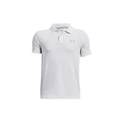 UNDER ARMOUR - Polo de rendimiento UA para niño Blanco