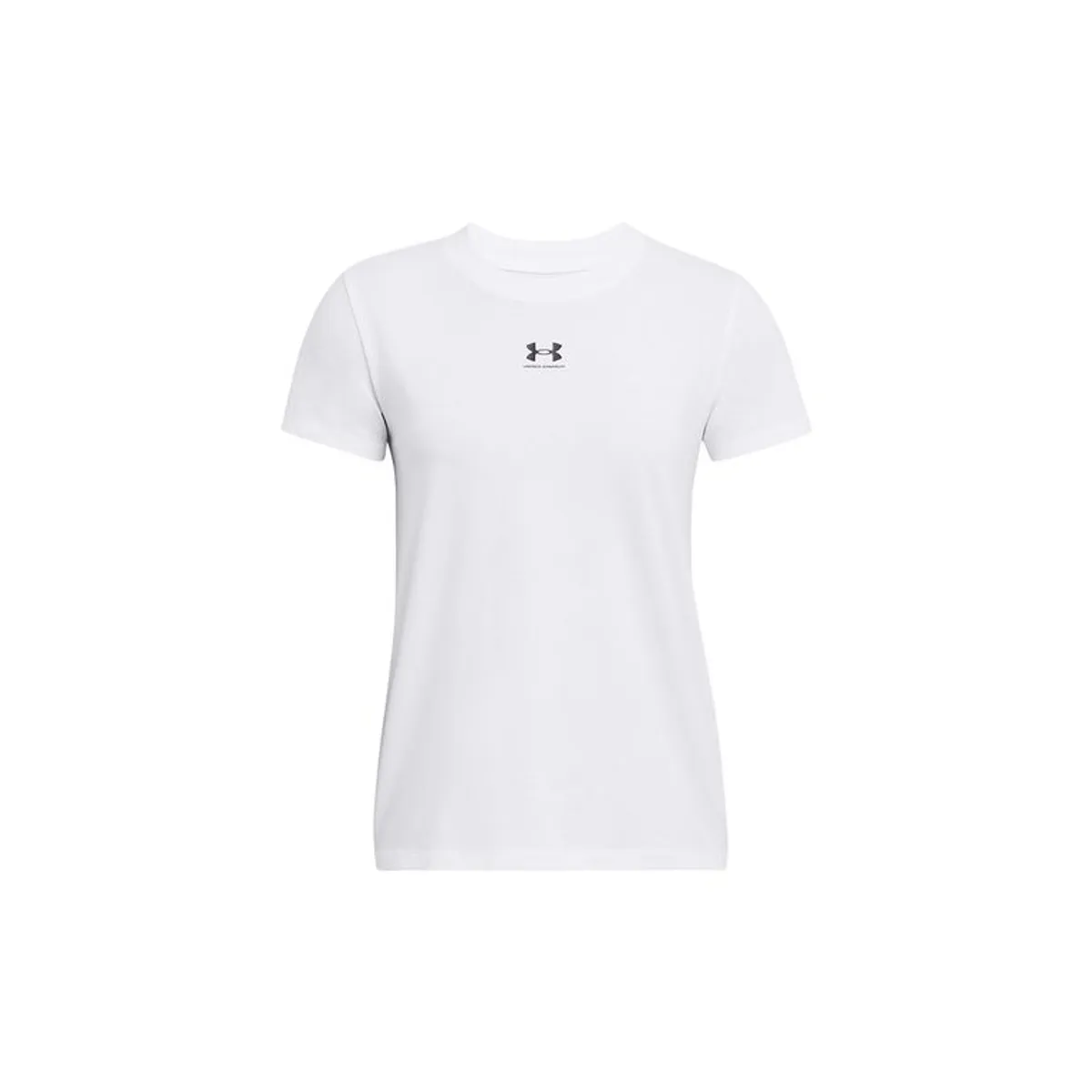 UNDER ARMOUR - Polera manga corta Rival Core mujer Blanco UNDER ARMOUR