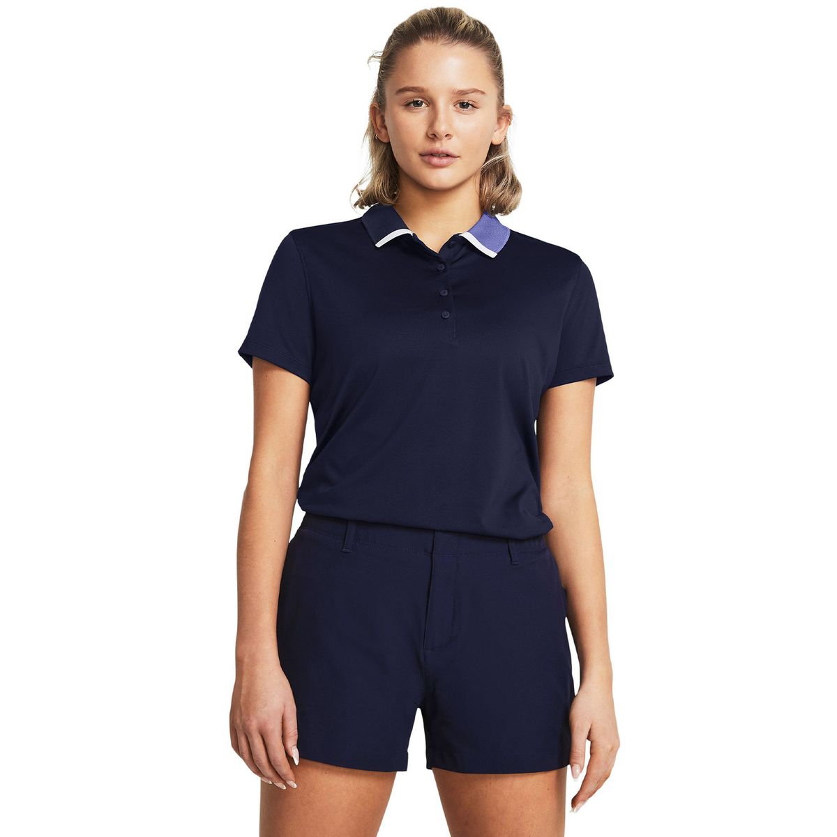 UNDER ARMOUR - Polo UA Playoffs Pitch mujer Azul Marino UNDER ARMOUR