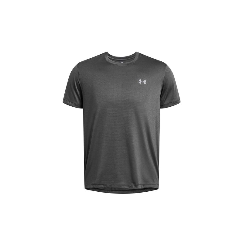 UNDER ARMOUR - Polera Manga Corta Ua Launch Hombre Gris Under Armour